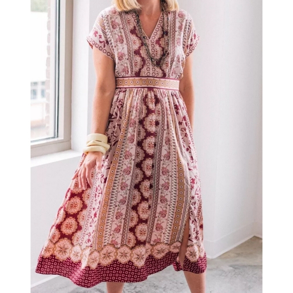 Gal Meets Glam Liza Midi Dress In Charmeuse Size 2 Petite